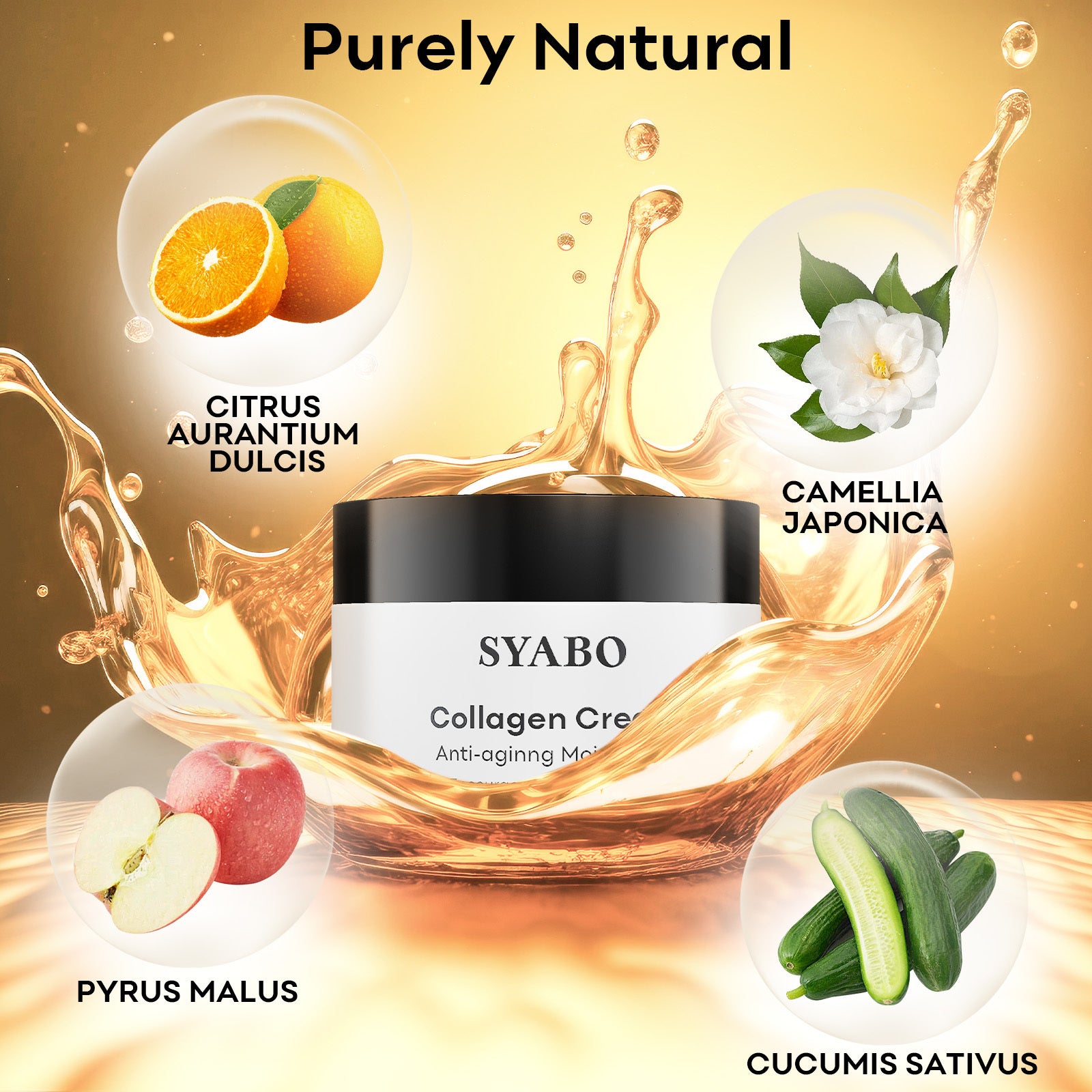 SYABO - Black Gold Collagen Face Cream  anti-aging cream - Glamour Galeanti-aging cream