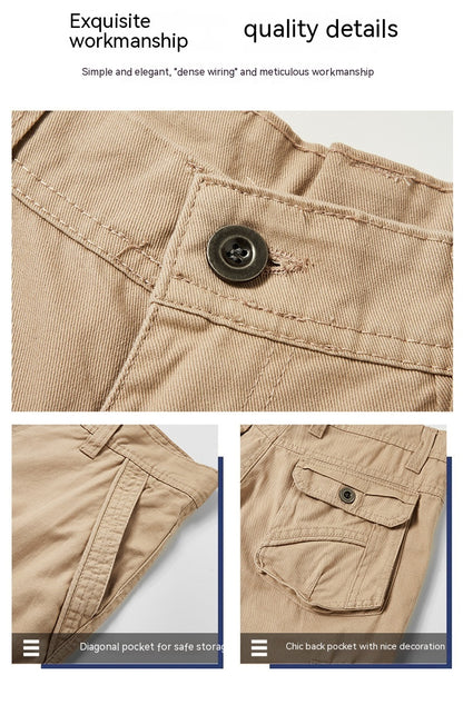 Workwear Shorts Men's Summer Loose Five Points