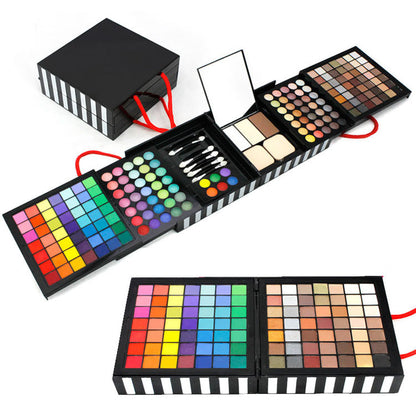 A Foreign Trade On Behalf Of Explosion Deluxe 177 Color Eye Shadow  Bronzing Plate Combination Makeup Set White Optional