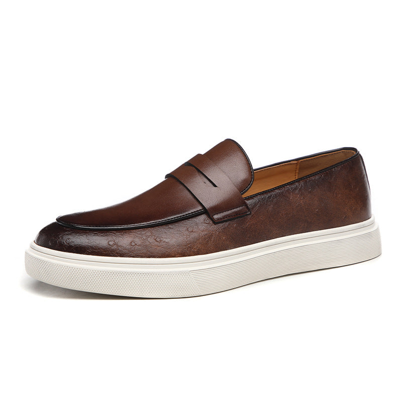 Breathable British Style Loafers Men