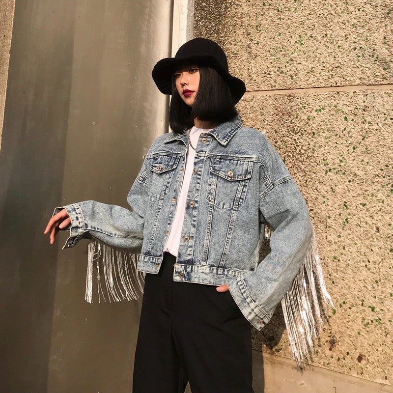 Spring New Retro BF Loose Short Jeans Jacket Top Chaquetas Jackets NZY133