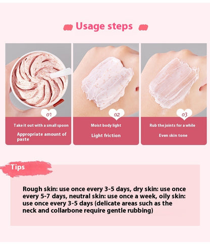 HEYXI - Peach Moisturizing Body Scrub Cream