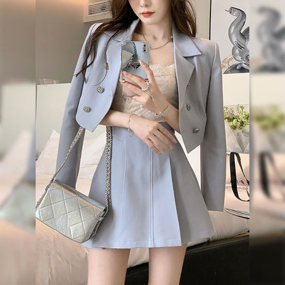 Women's Suit Jacket Skirt Two-piece Set