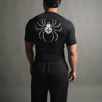 Men's Running Basketball Bottoming Shirt Plus Size Yoga Sportswear Round Neck Short Sleeve