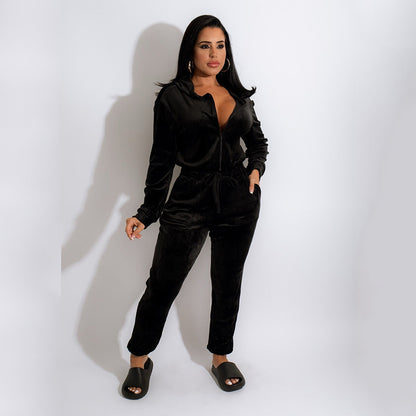 Long Sleeve Loose Women's Jumpsuit