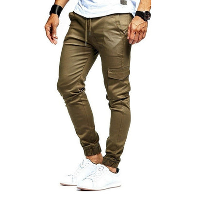 Men's Casual Sports Solid Color Trousers