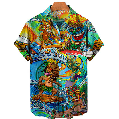 Beachwear Printed Shirt For Men