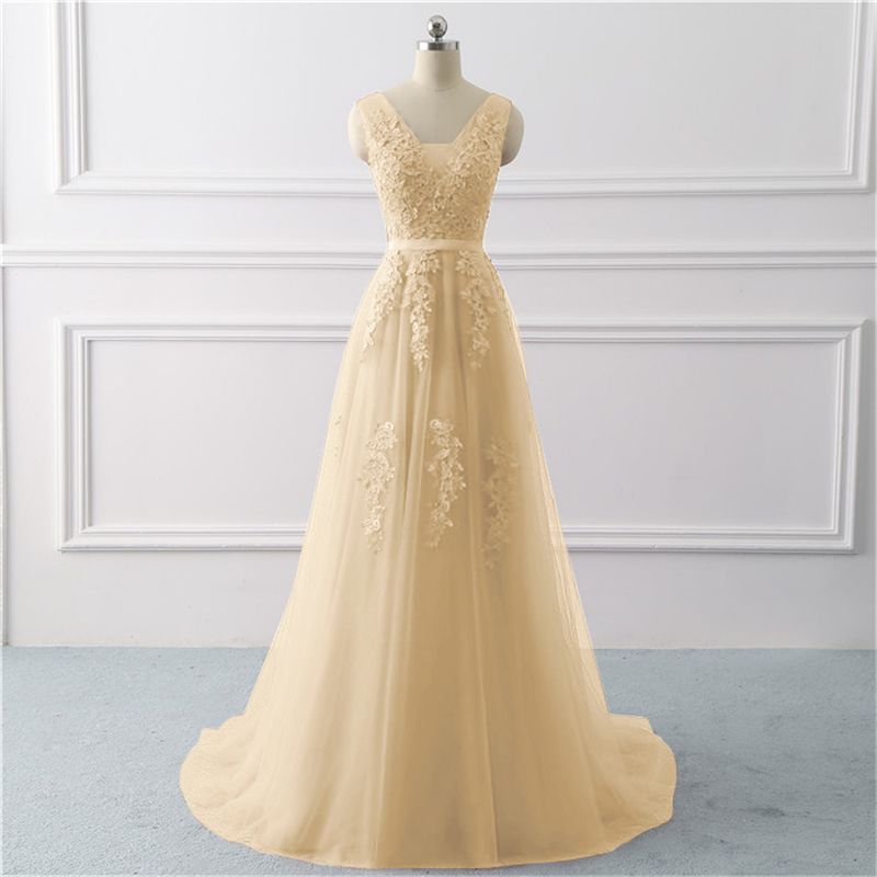 Little Tail Wedding Bridesmaid Dress Lace Performance Evening Dress Female