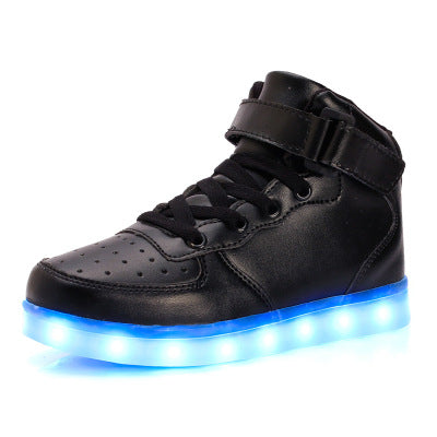 High-top radiant shoes