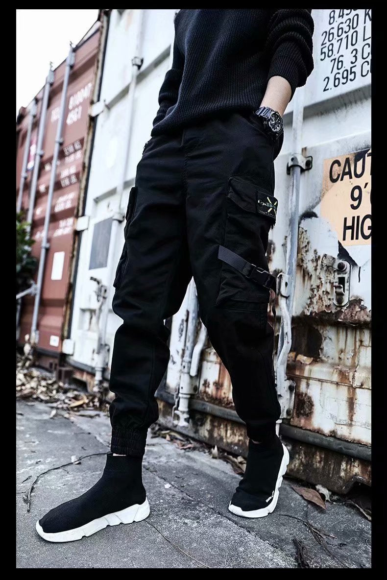 Men's Loose Leggings Overalls Casual Pants