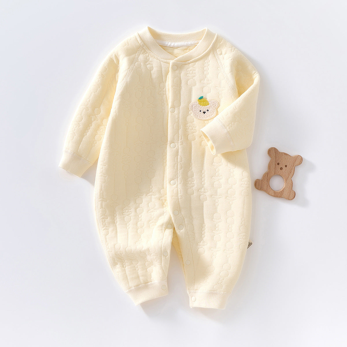 Baby Warm Jumpsuit Autumn And Winter Quilted Clothes