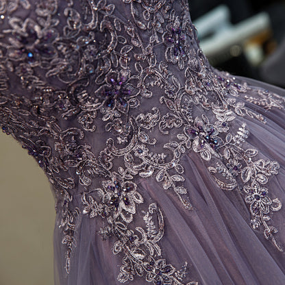 Banquet Evening Dress Female Purple