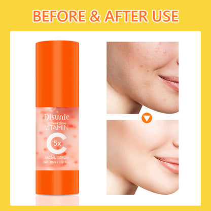 DISUNIE - Vit C Face Serum Facial Whitening Brightening Hyaluronic Acid Collagen Vitamin C Dark Spot Corrector Anti-Aging Serums For Face