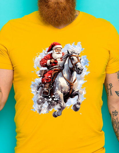 Horse Riding Christmas Father