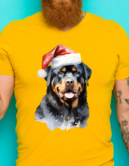 Christmas Rottweiler