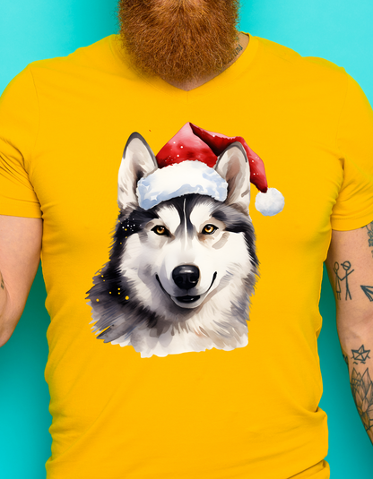 Christmas Husky