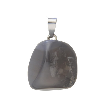 Natural Stone Crystal Random Stone  Necklace Pendant