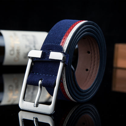 Men's Fashion Alloy Pin Buckle Casual Belt