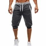 Men's Casual Sports Slimming Color-matching Fitness Jogging Shorts