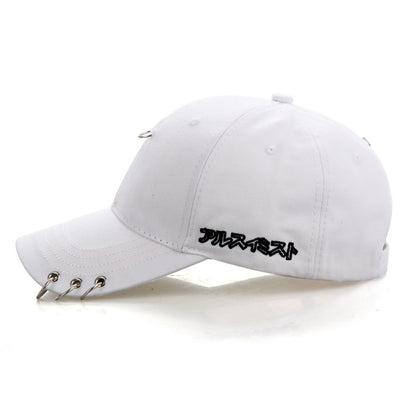 Korean summer baseball cap hoop cotton duck tongue hat factory wholesale right Zhilong men and women sports fashion hat