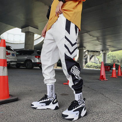 Trendy Gradient Color Trousers Men