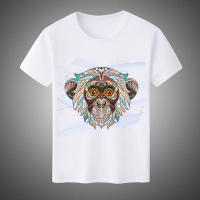 Cotton short-sleeved T-shirt men's printed t-shirt