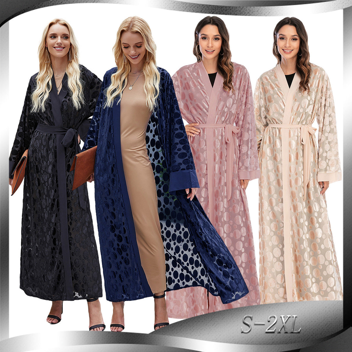 Fashion Hot Selling Dubai Arab Cardigan Robe - Glamour Gale