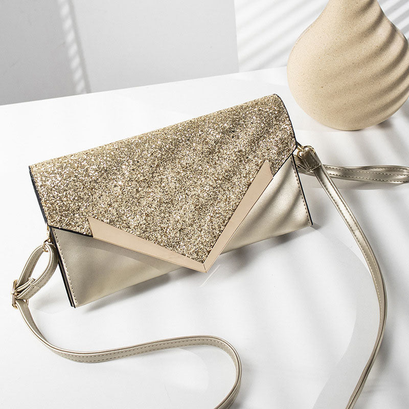 Sequin Envelope Bag