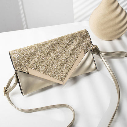 Sequin Envelope Bag