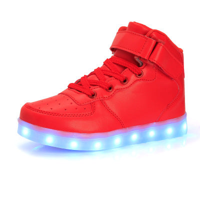 High-top radiant shoes