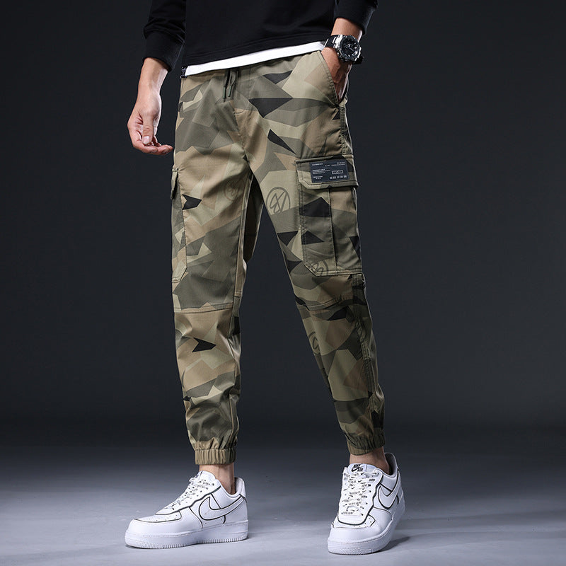 Personalized Camouflage Ankle Banded Pants Loose Men - Glamour Gale