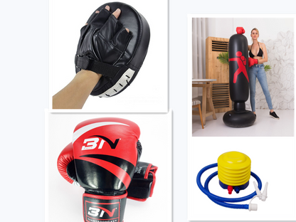 Kick Boxing Gloves Pad Punch Target Mitt Bag