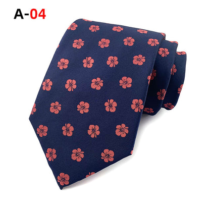 European And American Paisley Polyester Jacquard Men's Tie