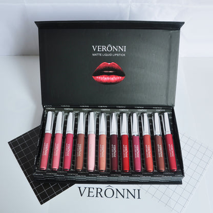 VERONNI - 12 lipstick gift box set