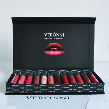 VERONNI - 12 lipstick gift box set