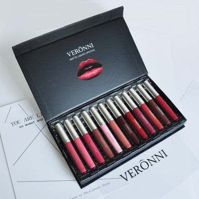 VERONNI - 12 lipstick gift box set