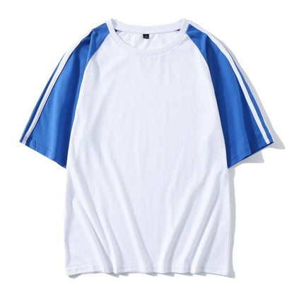 Cotton Drop-Shoulder Sleeve T-shirt