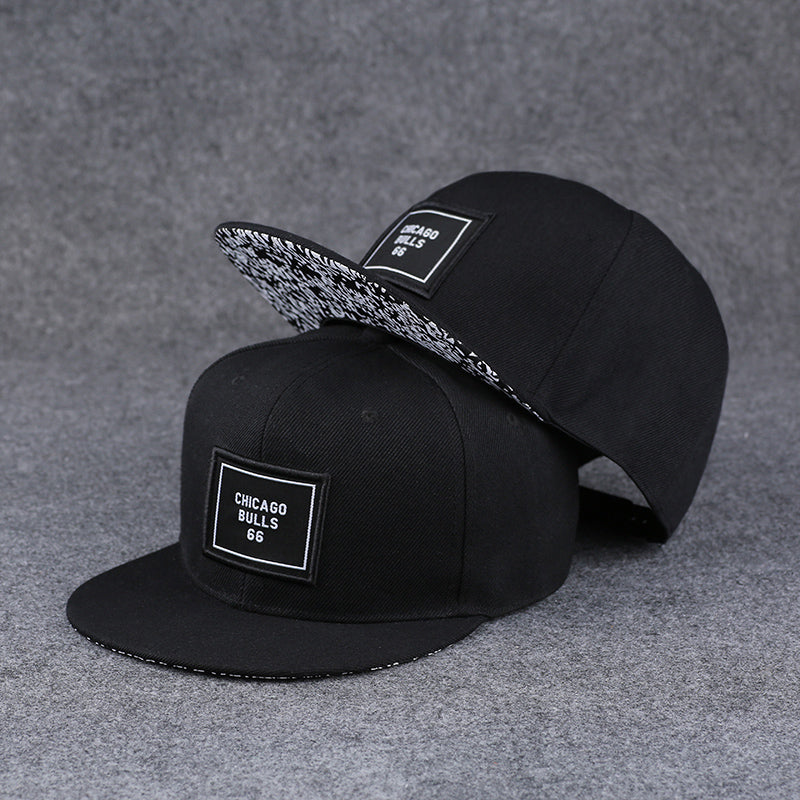 Flat brim cap