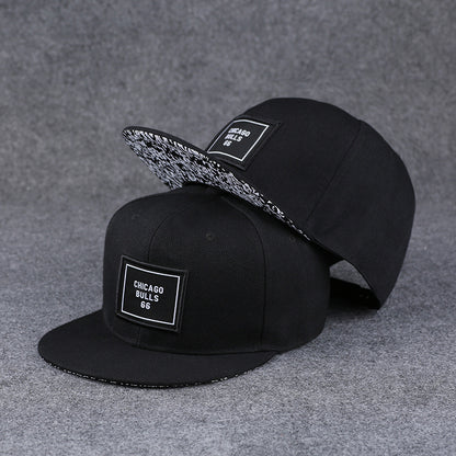 Flat brim cap