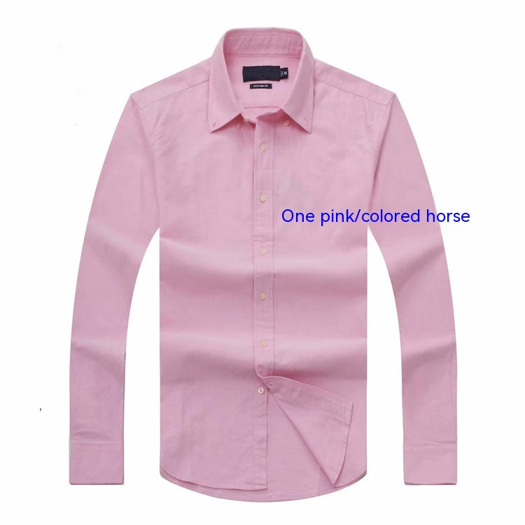 Men's Long-sleeved Shirt Spring And Autumn Business Casual