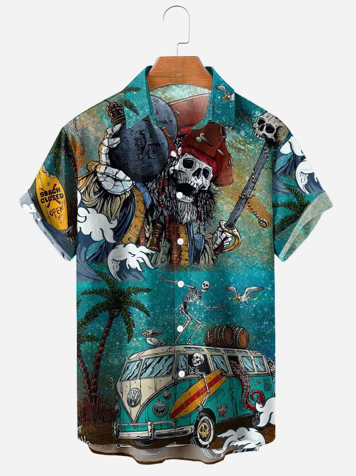 3D Fashion Summer Casual Printed Men's Shirt