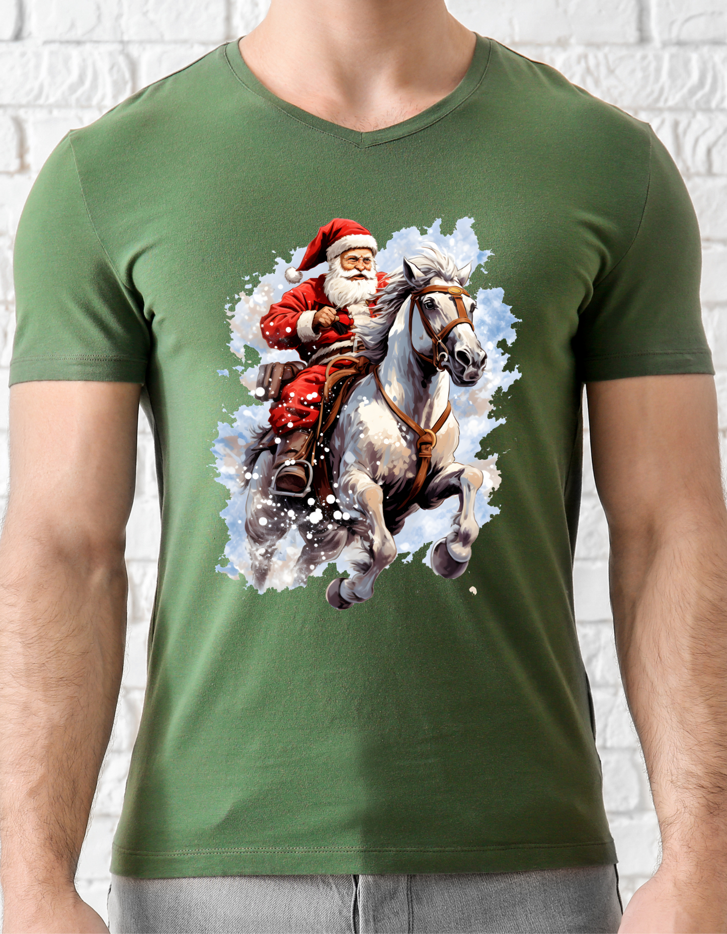 Horse Riding Christmas Father