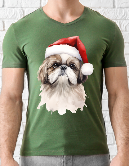 Christmas Puff Dog