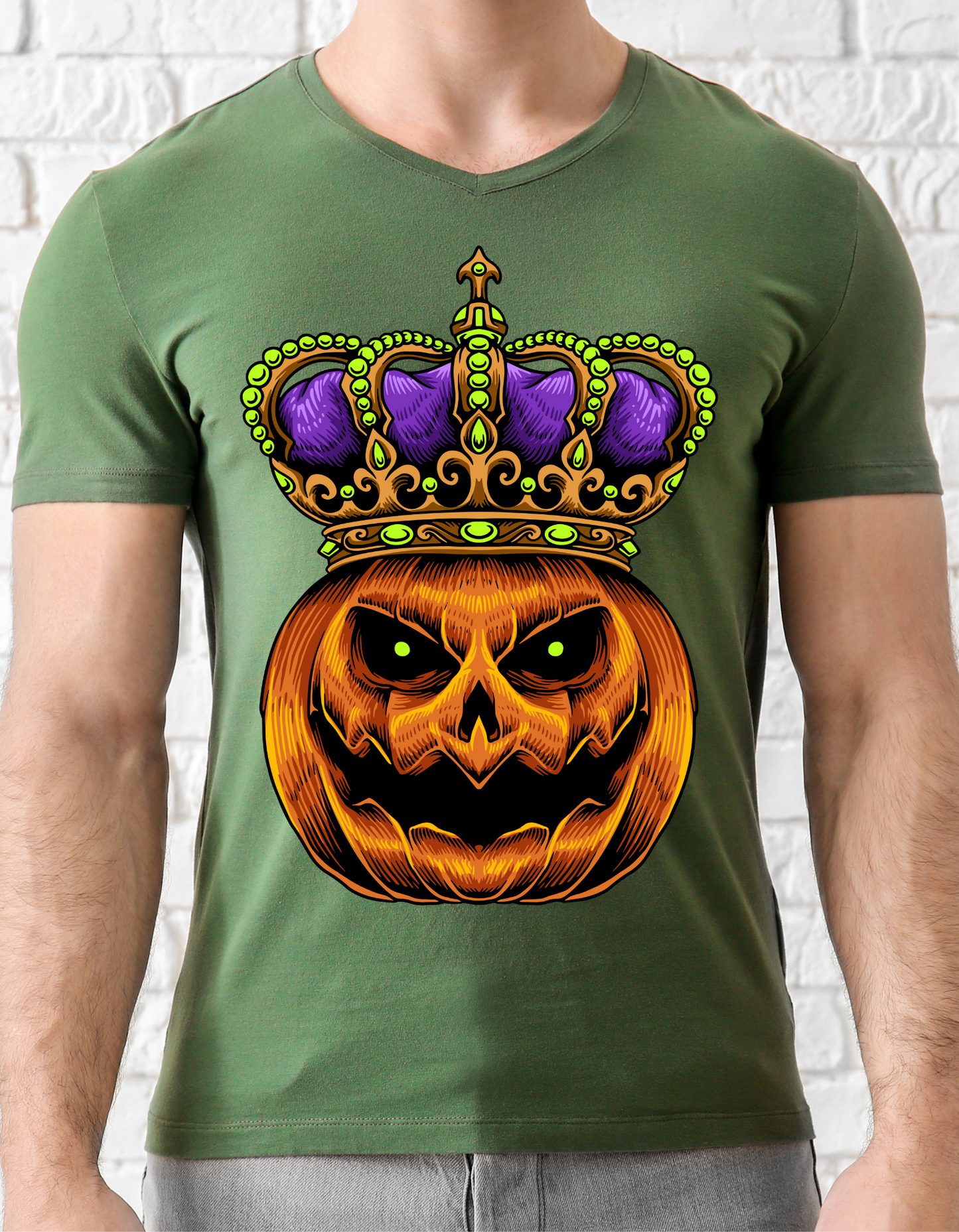 Halloween Pumpkin Crowned