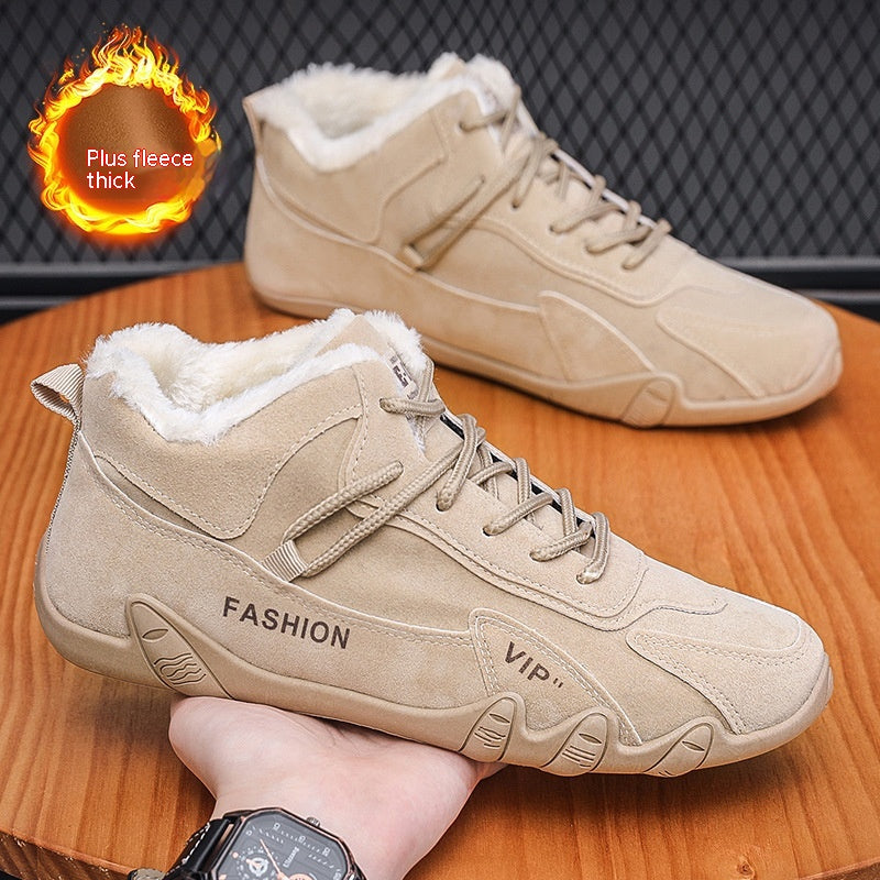 Men's Shoes Winter Fleece-lined New Sports Casual Shoes - Glamour Gale