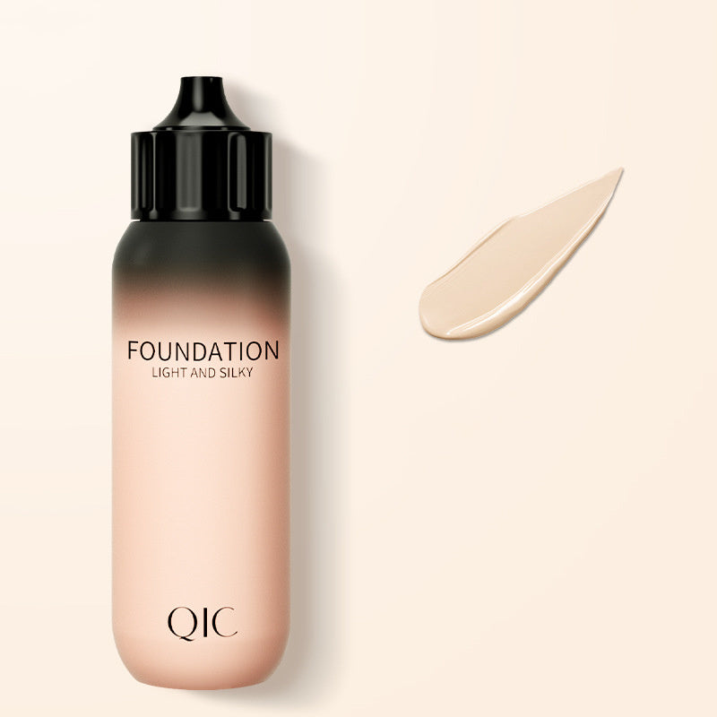 QIC - Professional Face Foundation Cream Full Concealer Makeup Cosmetics Waterproof Base Brighten Whitening Cover Dark Circles