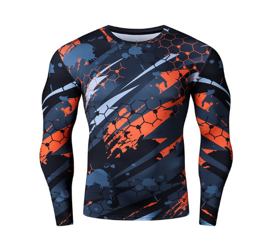 Advanced 3D Printed Pattern Loose Round Neck Pullover Men's T-shirt