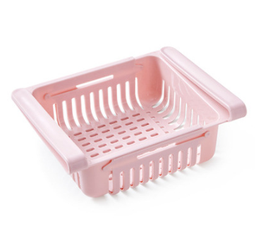 Refrigerator Telescopic Storage Basket Refrigerator Drawer Storage Rack Freshness Preservation Box Freezing Box Storage Rack