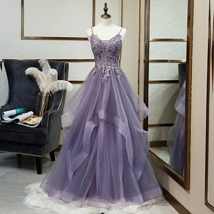 Banquet Evening Dress Female Purple