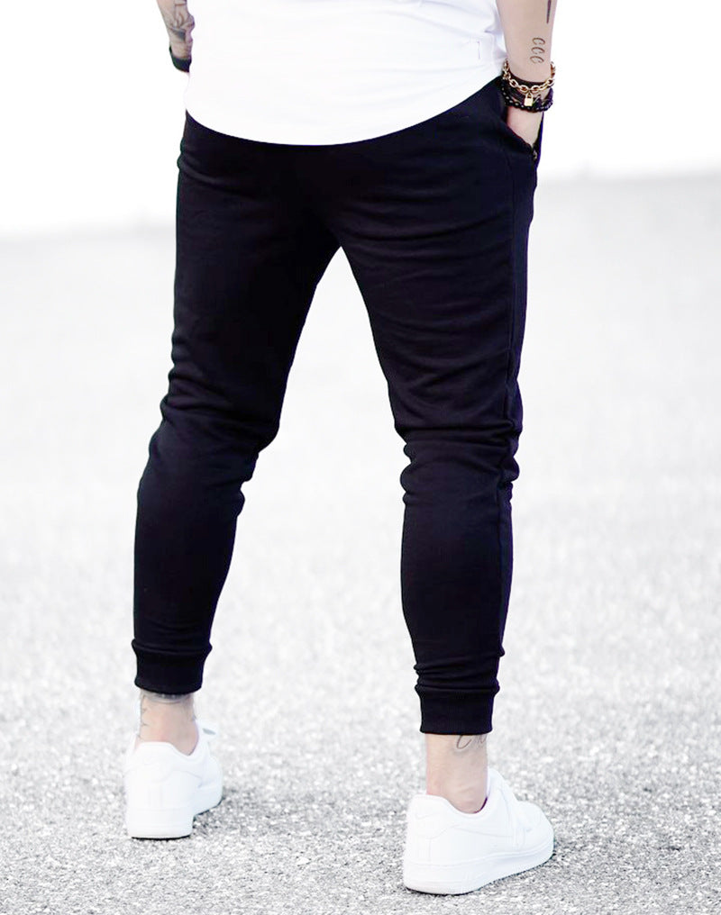 Winter Letters Sports Black Casual Pants Men - Glamour Gale